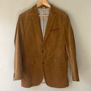 Men’s Banana Republic Tailored Fit Gold Corduroy Jacket 42R
